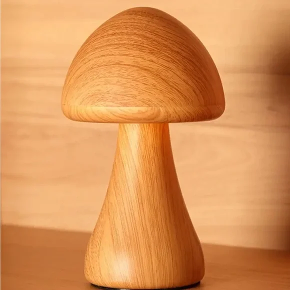 MUSHROOM LED Dimmable Nightlight Desk Light Table Lamp USB Rechargeable 3 Colors - Picture 7 of 14